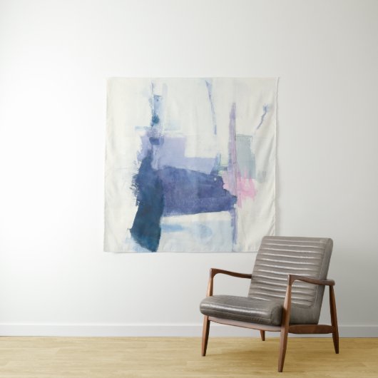 青の合間|の抽象芸術 タペストリー (インサイチュ(横))