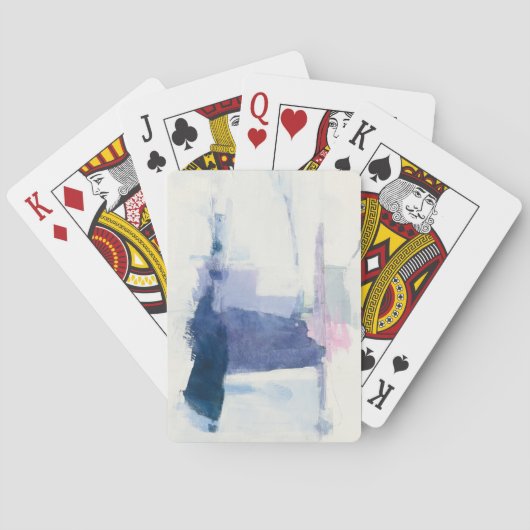 青の合間|の抽象芸術 トランプ (裏面)