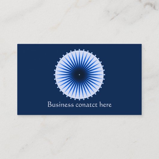 青の名刺の破烈 名刺 (裏面)