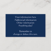 青の名刺の破烈 名刺 (正面)