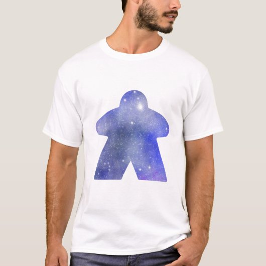 青の外部空間の簡易 Tシャツ (正面)