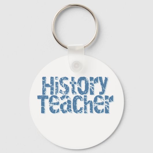 青の履歴動揺して先生 キーホルダー (正面)