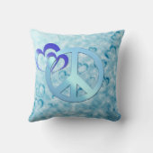 青の平和 クッション (裏面)