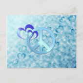 青の平和 ポストカード (正面)