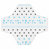 青の幾何学 サッカーボール (フラット)