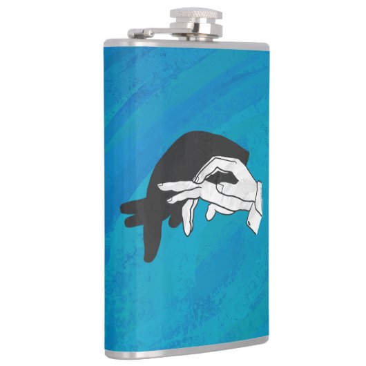 青の影のアンテータ フラスク (右)