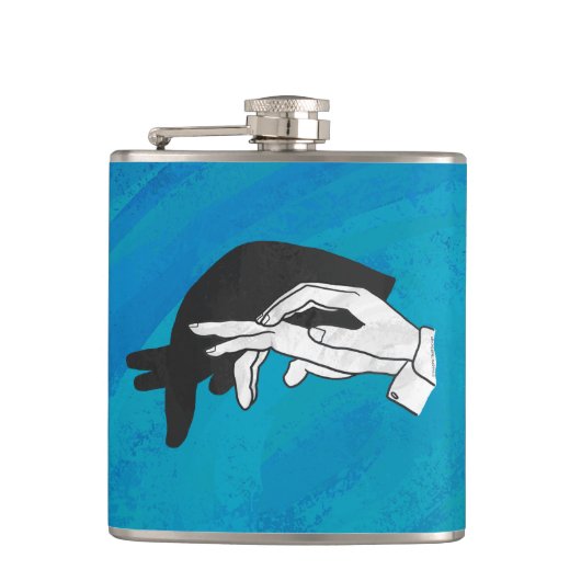 青の影のアンテータ フラスク (正面)