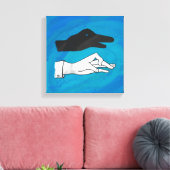 青の影 キャンバスプリント (インサイチュ (リビング))