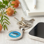 青の影 キーホルダー (側面)