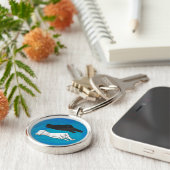 青の影 キーホルダー (側面)