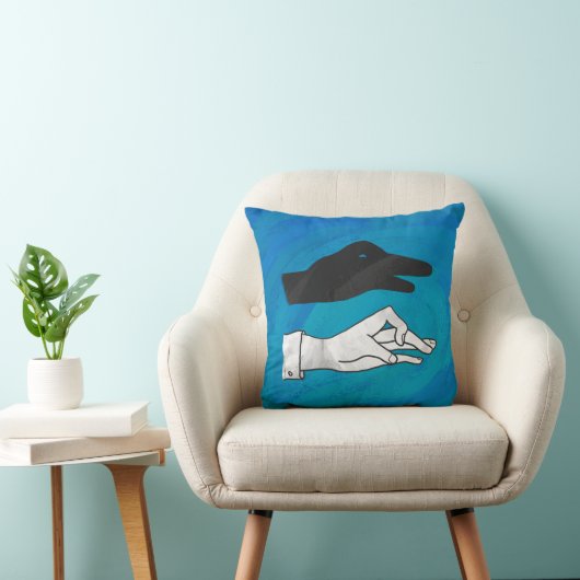 青の影 クッション (椅子)