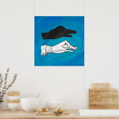 青の影 ポスター (キッチン)