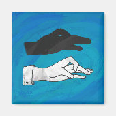 青の影 マグネット (正面)