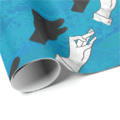 青の影 ラッピングペーパー (ロールコーナー)