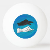 青の影 卓球ボール (正面)