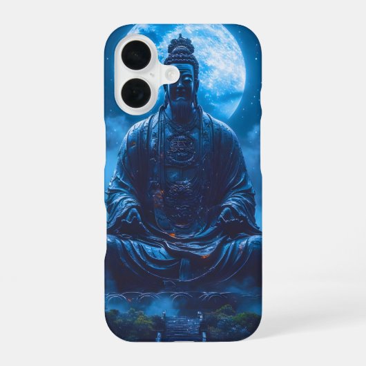 青の悟り iPhone 16ケース (裏面)