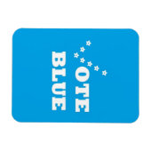 青の投票 – フォトマグネット マグネット (横)