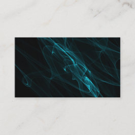 青の抽象的な名刺 名刺