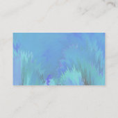 青の抽象芸術はあなた自身の名刺を作成します 名刺 (裏面)