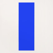 青の抽象芸術フラクタルアートモダンの濃淡 ヨガマット (裏面)