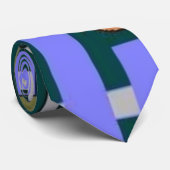 青の抽象芸術 ネクタイ (ロール)