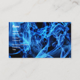 青の抽象芸術 名刺