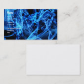 青の抽象芸術 名刺 (正面/裏面)