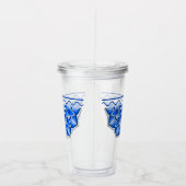 青の曼荼羅 アクリルタンブラー (右)