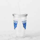 青の曼荼羅 アクリルタンブラー (左)