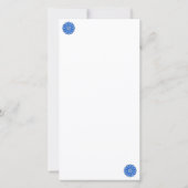 青の曼荼羅 サンキューカード (裏面)