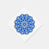 青の曼荼羅 スタンダードカクテルナプキン (角)