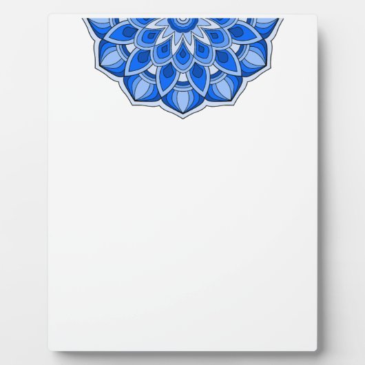 青の曼荼羅 フォトプラーク (正面)