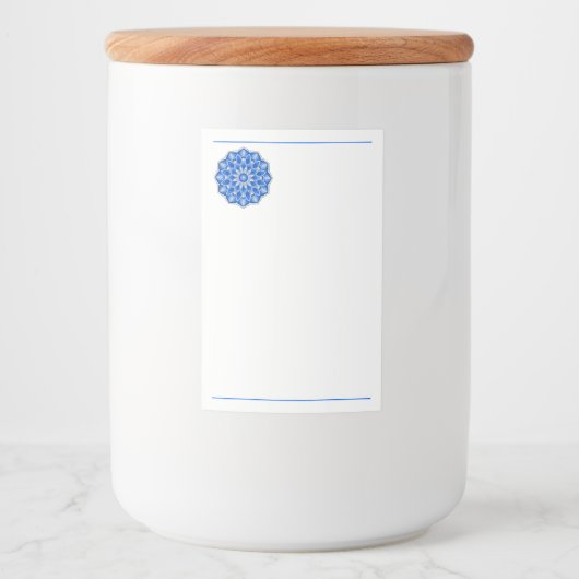 青の曼荼羅 フードラベル (正面)