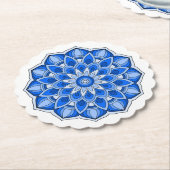 青の曼荼羅 ペーパーコースター (アングル)