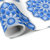 青の曼荼羅 ラッピングペーパー (ロールコーナー)