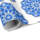 青の曼荼羅 ラッピングペーパー (ロールコーナー)