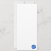 青の曼荼羅 招待状 (裏面)