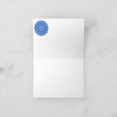 青の曼荼羅 招待状 (内部)