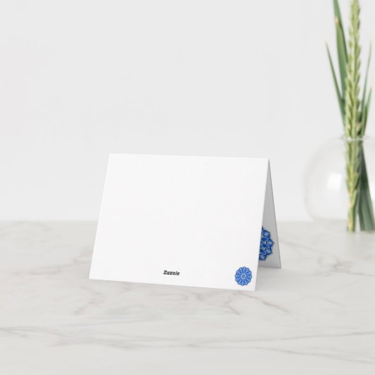 青の曼荼羅 招待状 (裏面)