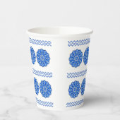 青の曼荼羅 紙コップ (左)