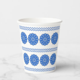 青の曼荼羅 紙コップ