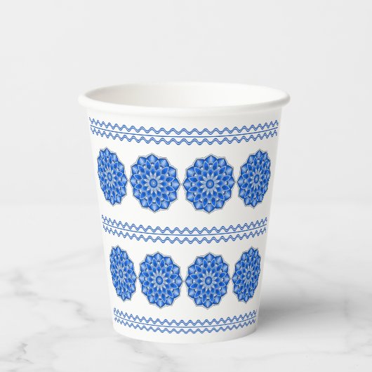 青の曼荼羅 紙コップ (正面)