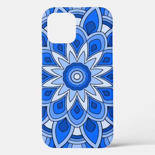 青の曼荼羅 Case-Mate iPhoneケース (裏面)