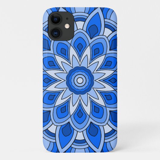 青の曼荼羅 Case-Mate iPhoneケース (裏面)
