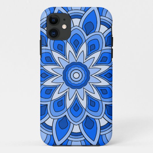 青の曼荼羅 Case-Mate iPhoneケース (裏面)