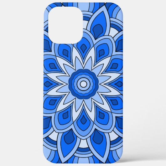 青の曼荼羅 Case-Mate iPhoneケース (裏面)