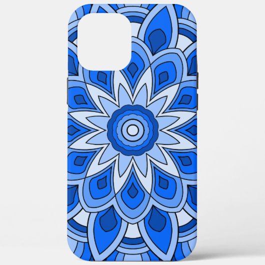 青の曼荼羅 Case-Mate iPhoneケース (裏面)