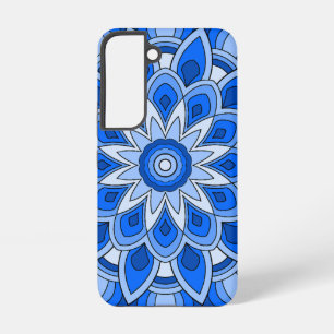 青の曼荼羅 SAMSUNG GALAXY S22ケース