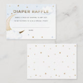 青の月おむつラッフルインサートカード エンクロージャーカード (正面/裏面)