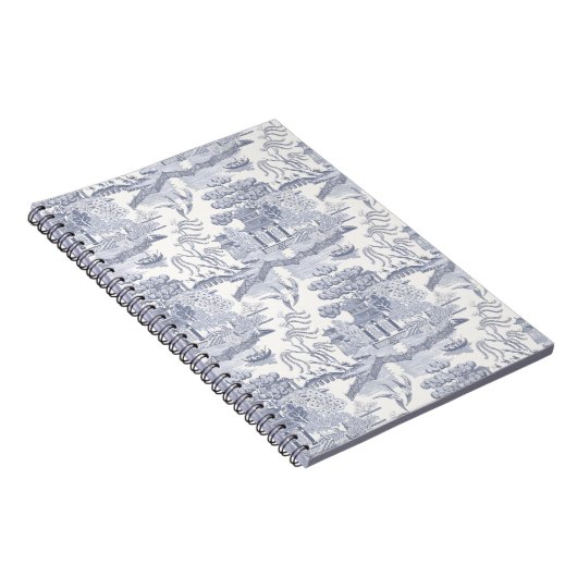 青の柳（灰色） ノートブック (右側)